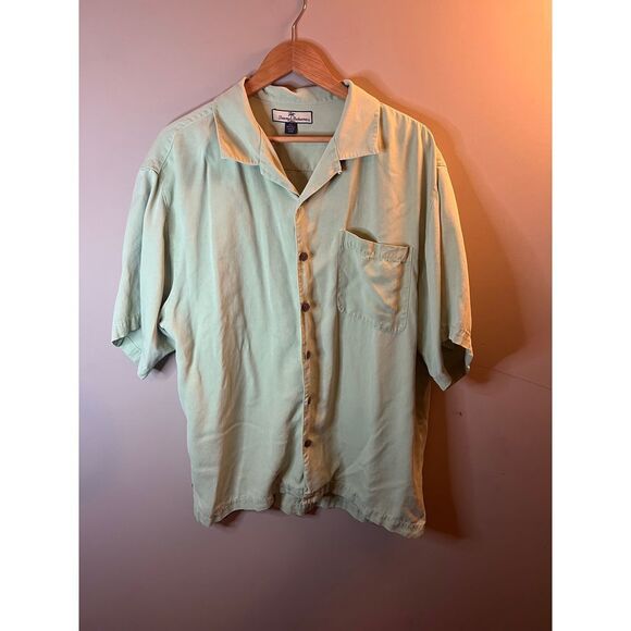 Tommy Bahama Silk Short Sleeve Shirt‎ - Mens XL - Picture 1 of 5
